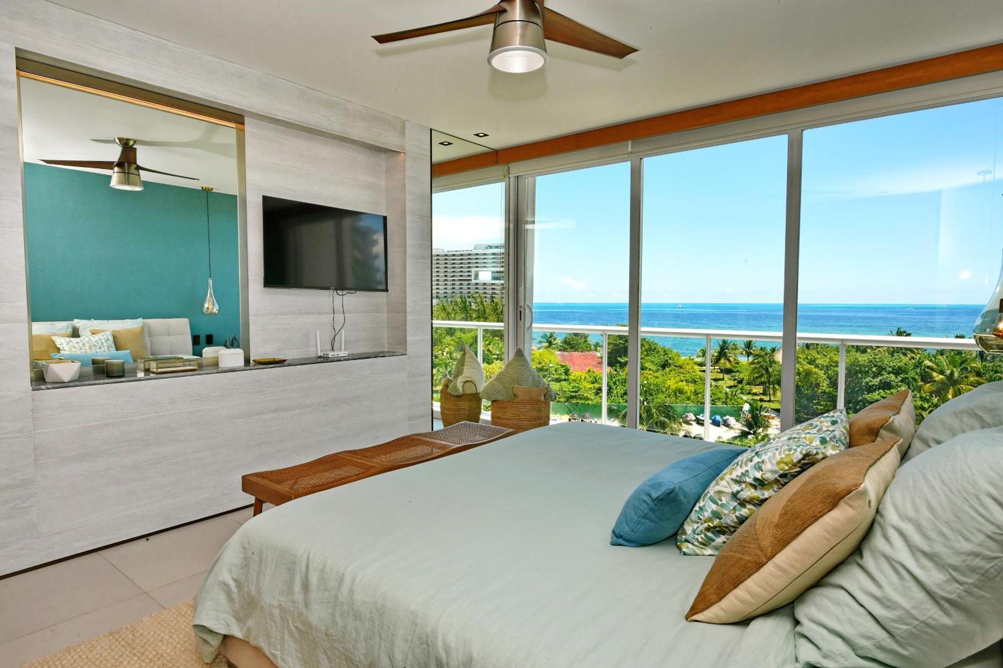 Beachfront Apartment Blue Vista Cancun Dış mekan fotoğraf