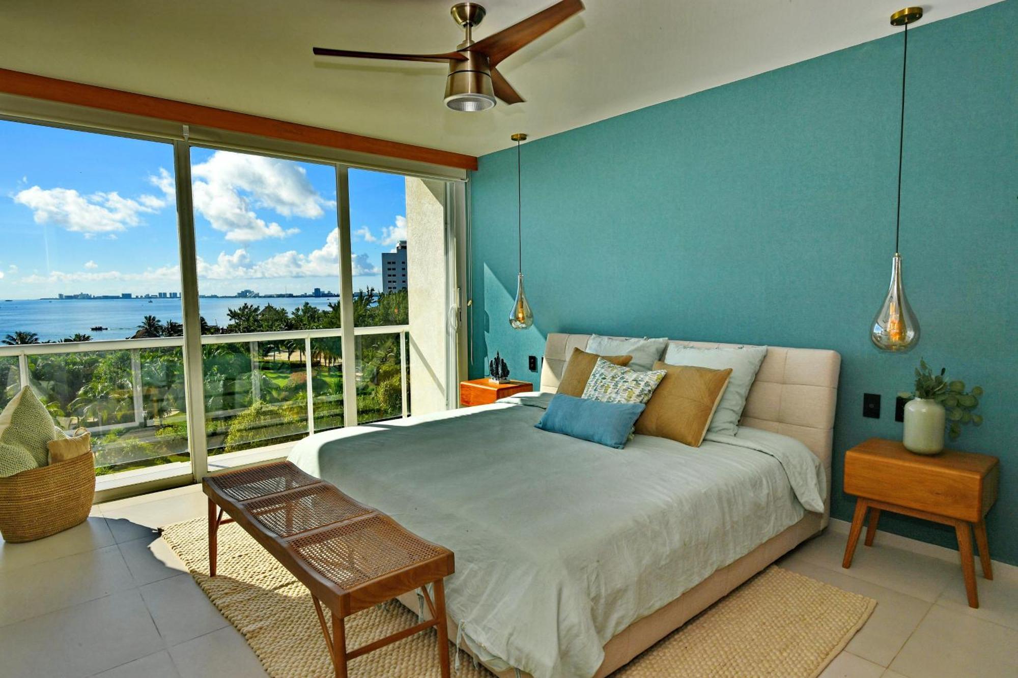 Beachfront Apartment Blue Vista Cancun Dış mekan fotoğraf
