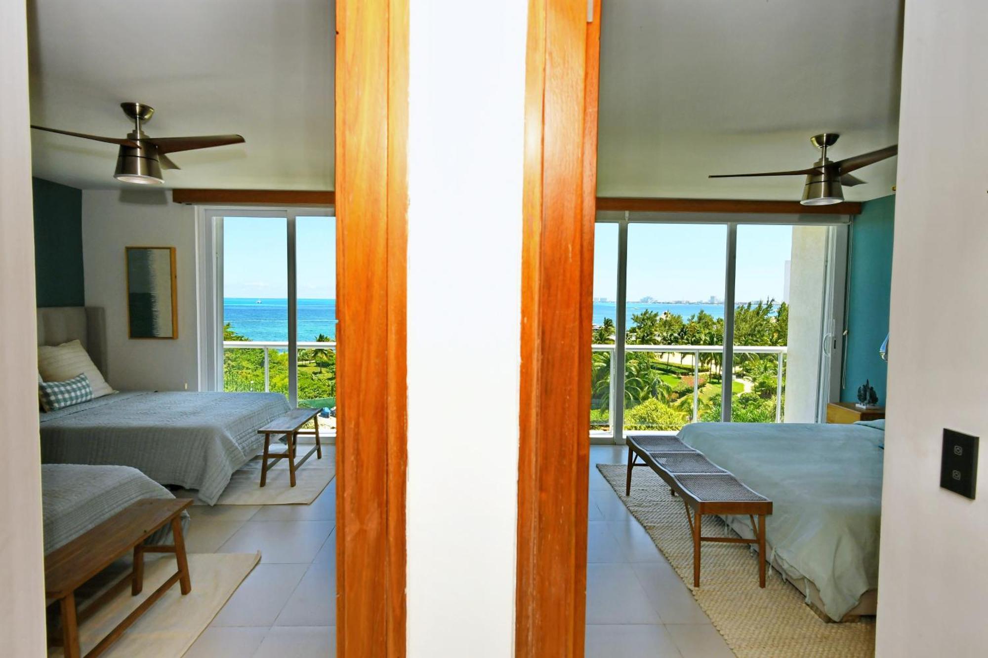 Beachfront Apartment Blue Vista Cancun Dış mekan fotoğraf