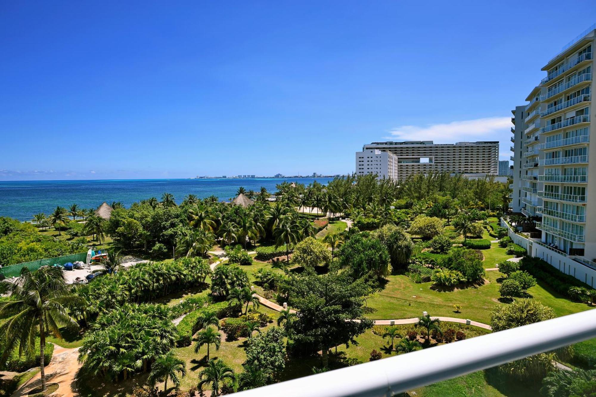 Beachfront Apartment Blue Vista Cancun Dış mekan fotoğraf